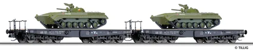 Güterwagenset Militärtransport PKP