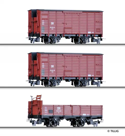 Güterwagenset DR