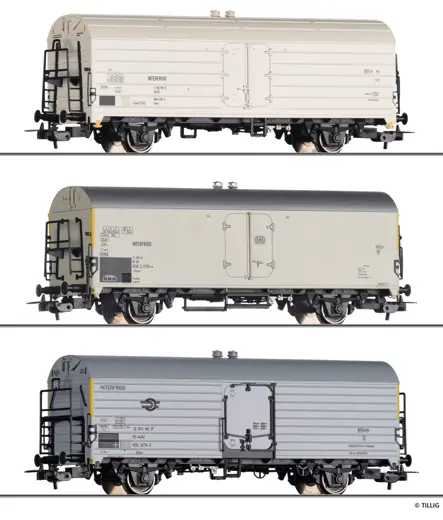 Güterwagenset „INTERFRIGO“ DR, DB und MAV