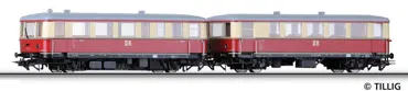 Triebwagen mit Beiwagen DR