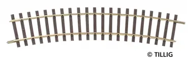 Gebogenes Gleis