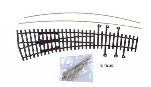 Bausatz Innenbogenweiche links