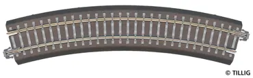 Bettungsgleis grau Gleisstück R11
