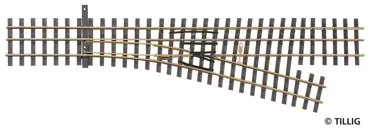Dreischienen-Schmalspurweiche