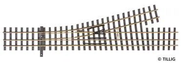 Dreischienen-Schmalspurweiche