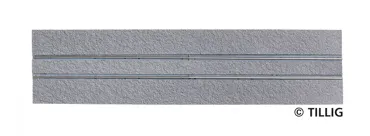 Gerades Gleis Asphalt/Beton