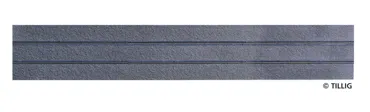Gerades Gleis Asphalt/Beton