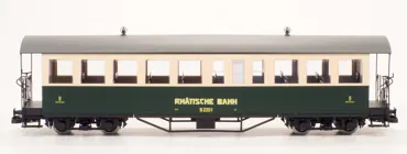 RhB Personenwagen B 2250 grün/beige