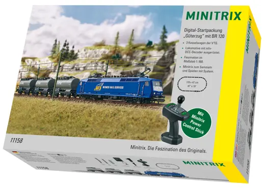Digital-Startpackung "Güterzug" mit Baureihe 120 , VTG