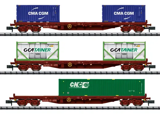 Containertragwagen-Set Rs , SNCF