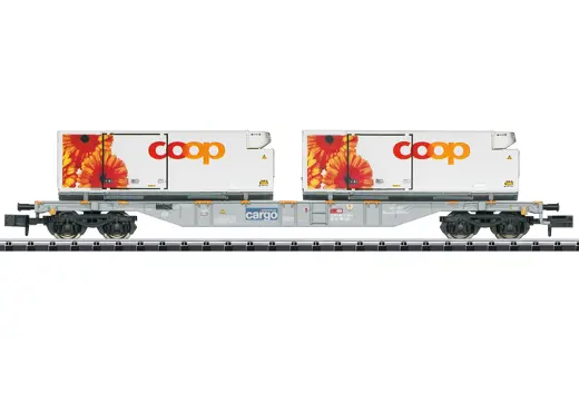 Containertragwagen "coop®" , SBB