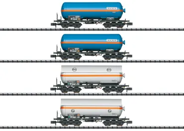 Wagen-Set "Druckgas-Kesselwagen", DB