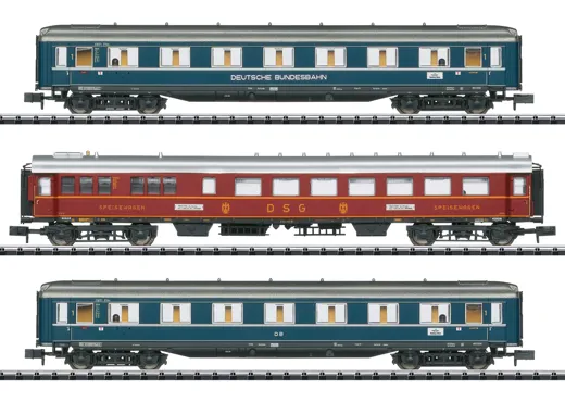 Schnellzugwagen-Set "F 41 Senator" , DB