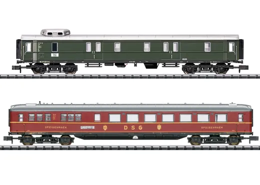 Schnellzugwagen-Set 1 "D 96" , DB