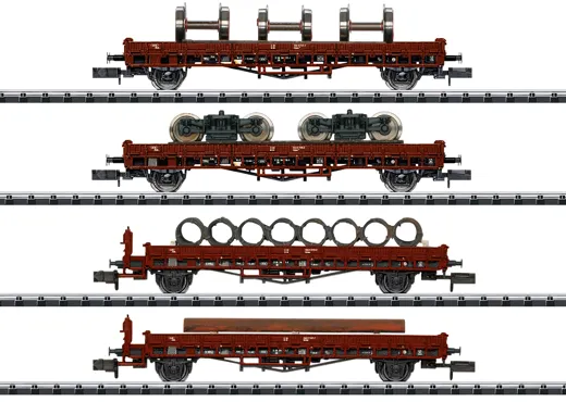 Niederbordwagen-Set