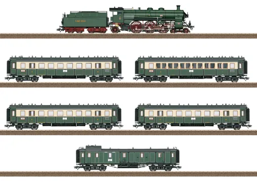Zugpackung Bayerischer Schnellzug, K.Bay.Sts.B.