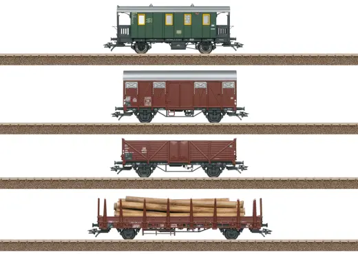 Güterwagen-Set Nebenbahn , DB