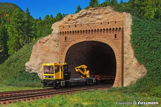 42502 H0 Tunnelportal, zweigleisig, 2 Stück