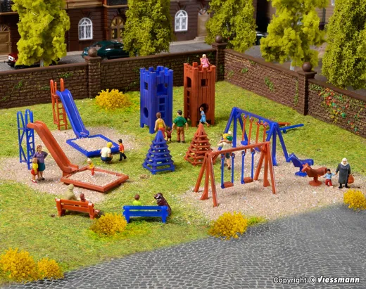 H0 Deko-Set Kinderspielplatz