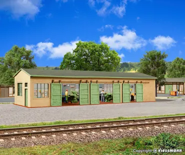 H0 KFZ-Werkstatt – Polyplate