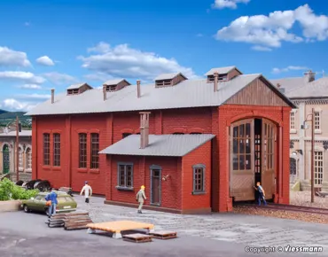 H0 Lokschuppen einständig