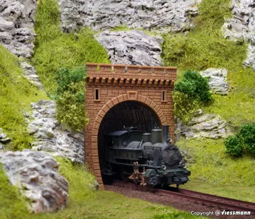 N Tunnelportal, eingleisig, 2