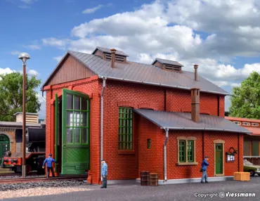 H0 Lokschuppen, einständig