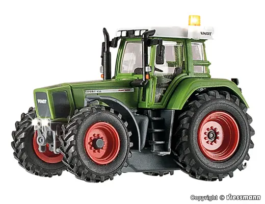 1166 H0 Traktor FENDT mit Beleuchtung und gelbem Blinklicht