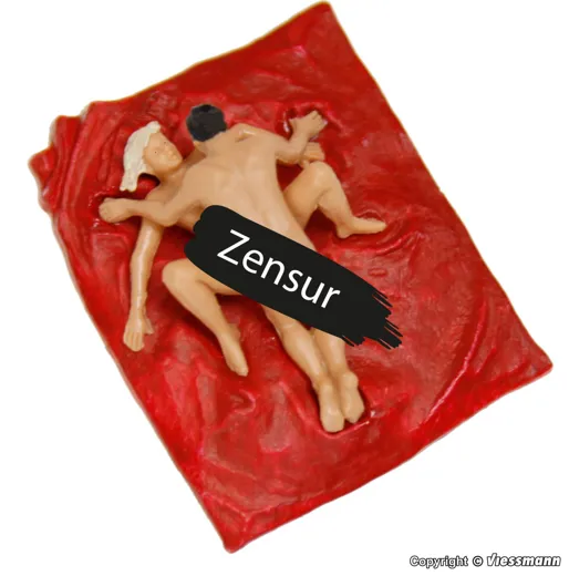 H0 Sexy Liebespaar i.Bett II