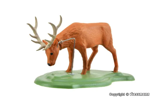H0 Hirsch mit bewegtem Kopf