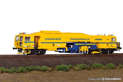 2652 H0 Schienen-Stopfexpress LEONHARD WEISS, P & T, Funktionsmodell für Zweileitersysteme