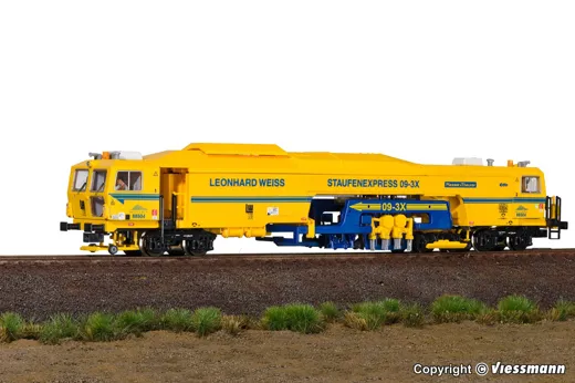 2654 H0 Schienen-Stopfexpress LEONHARD WEISS, P & T, Funktionsmodell für 3L **Auslauf**