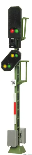 4014 H0 Licht-Blocksignal mit Vorsignal