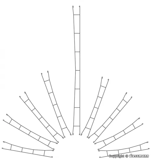 H0 Fahrdraht 144,0 mm, 5 St.