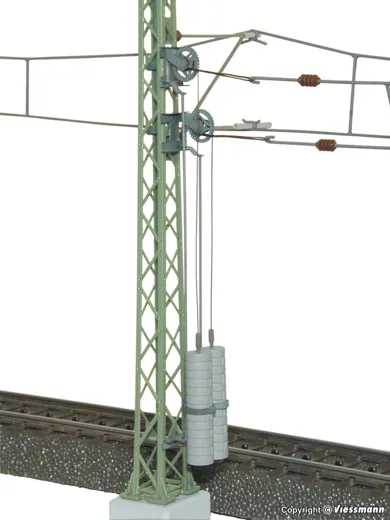 4164 H0 Radspannwerk mit Abspannmast