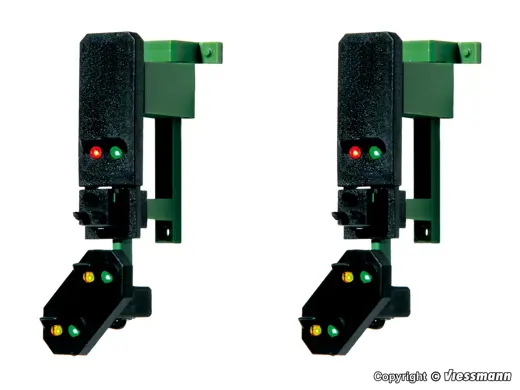 4752 H0 Blocksignalköpfe mit Vorsignal und Multiplex- Technologie, 2 Stück