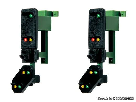 4753 H0 Einfahrsignalköpfe mit Vorsignal und Multiplex- Technologie, 2 Stück