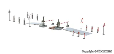 H0 Bahnschranke vollauto.