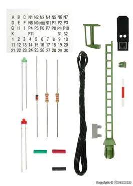 H0 Bausatz Licht-Blocksignal