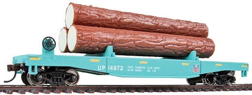 Log Dump Car w/Logs UP