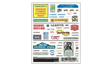 gewerbliche Zeichen, sort.