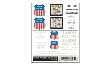 Union Pacific Güterwagenbeschriftung H0