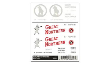 Great Northern Güterwagenbeschriftung H0