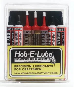 Hob-E-Lube 7 teiliges Schmiermittelsortiment