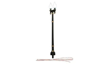 HO DOUBLE LAMP POST