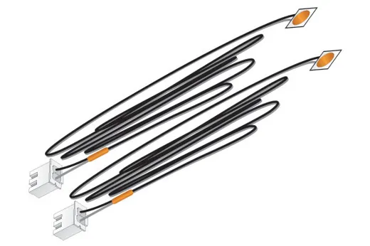 Orange Stick-on LED Lights