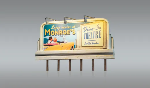 HO Monroe's Drive-In