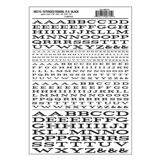 Buchstaben, ausgedehnt, schwarz