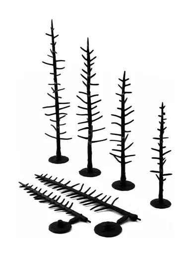 Nadelbäume, biegbar, 70 St. 6-10 cm