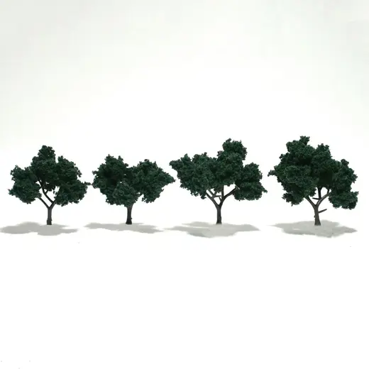Laubbäume dunkelgrün  5 -   7 cm (4 St.)